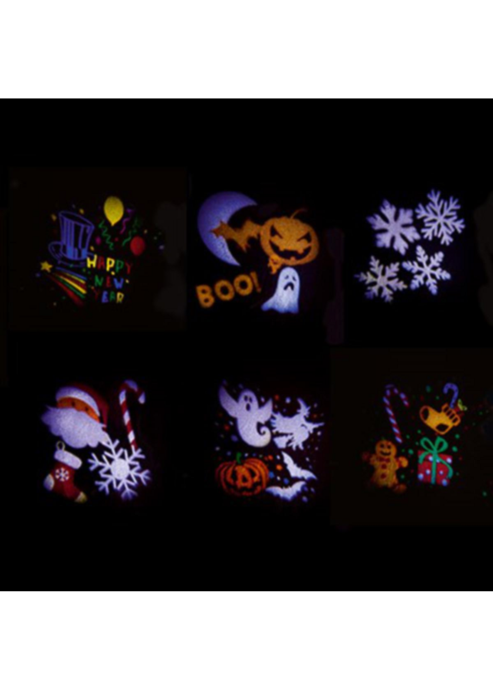 Premier Projector With 6 Slides Christmas and Halloween