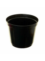 WhiteFurze Tomato planter pot black 23cm
