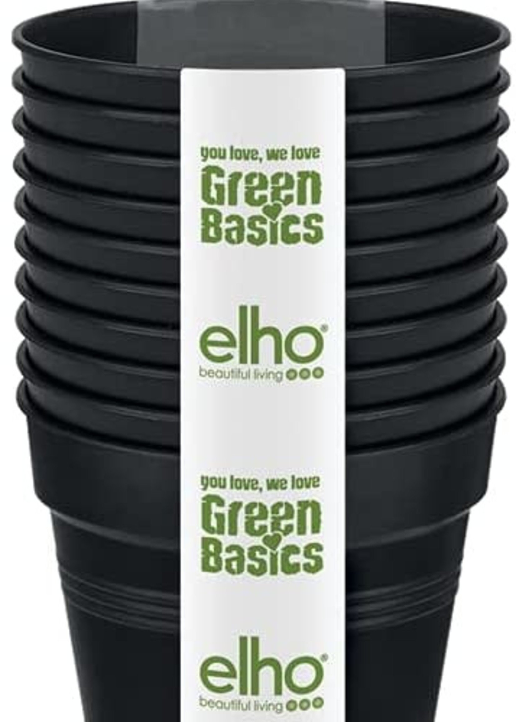 Elho Green Basics Growpot Black 10pk