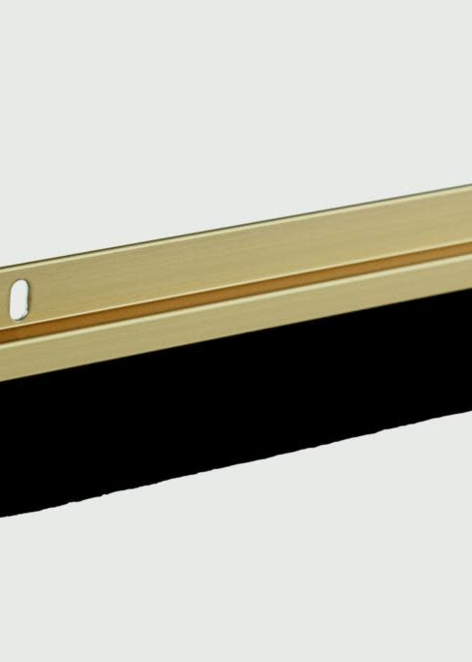 Woodside Woodside Bottom of the Door Draught Excluder Brush Seal Gold