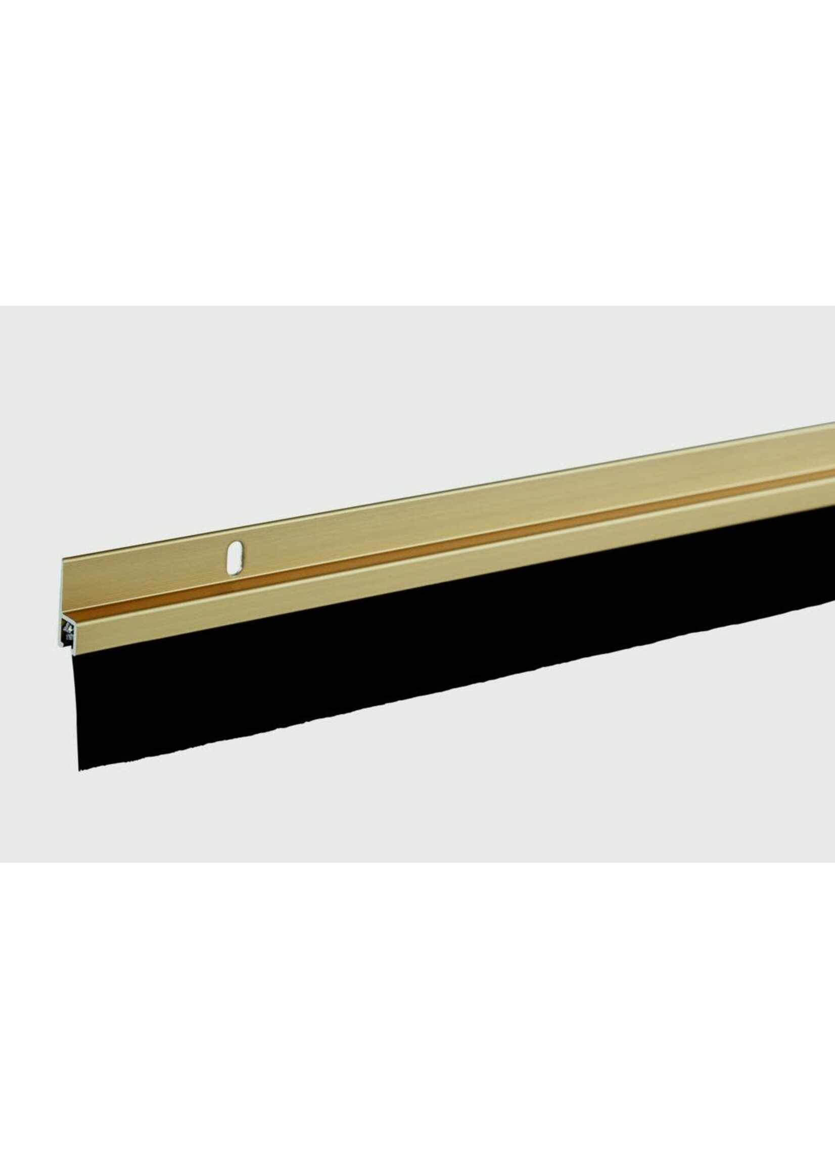 Woodside Woodside Bottom of the Door Draught Excluder Brush Seal Gold