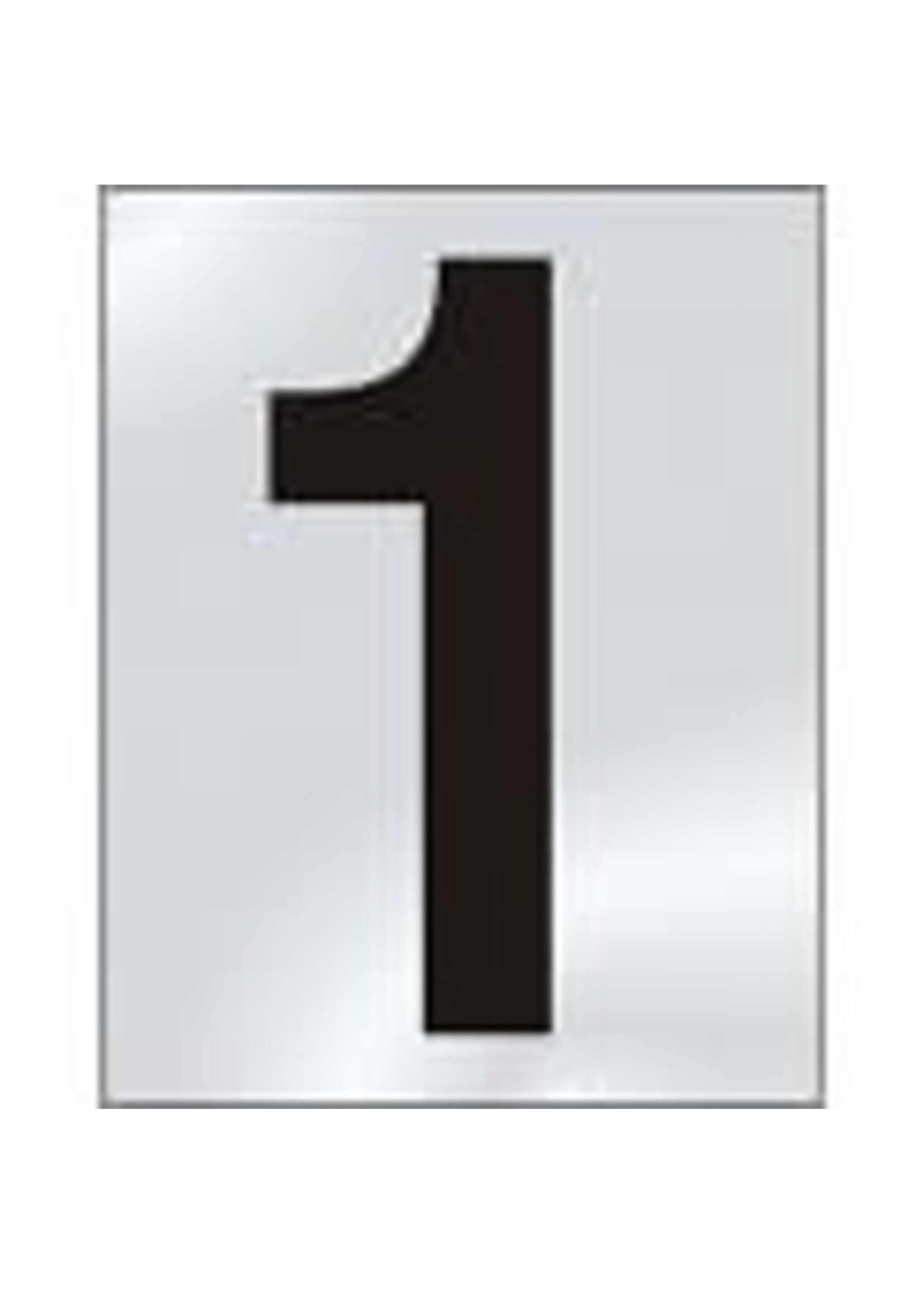 Metallic self adhesive Numbers and Letters 50mm