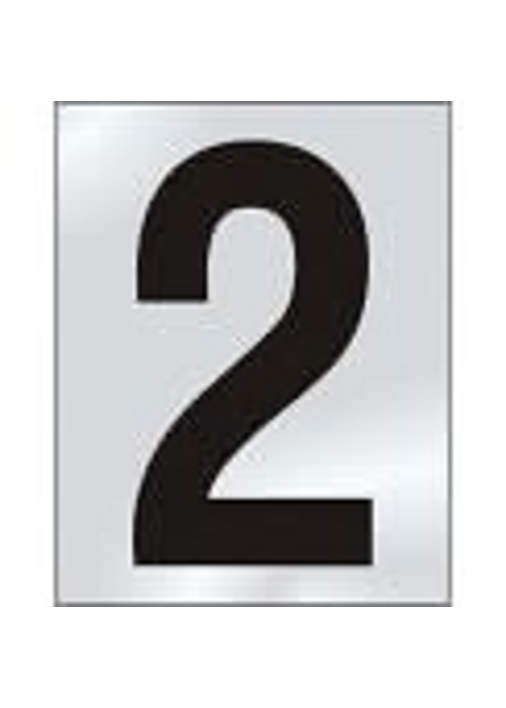 Metallic self adhesive Numbers and Letters 50mm