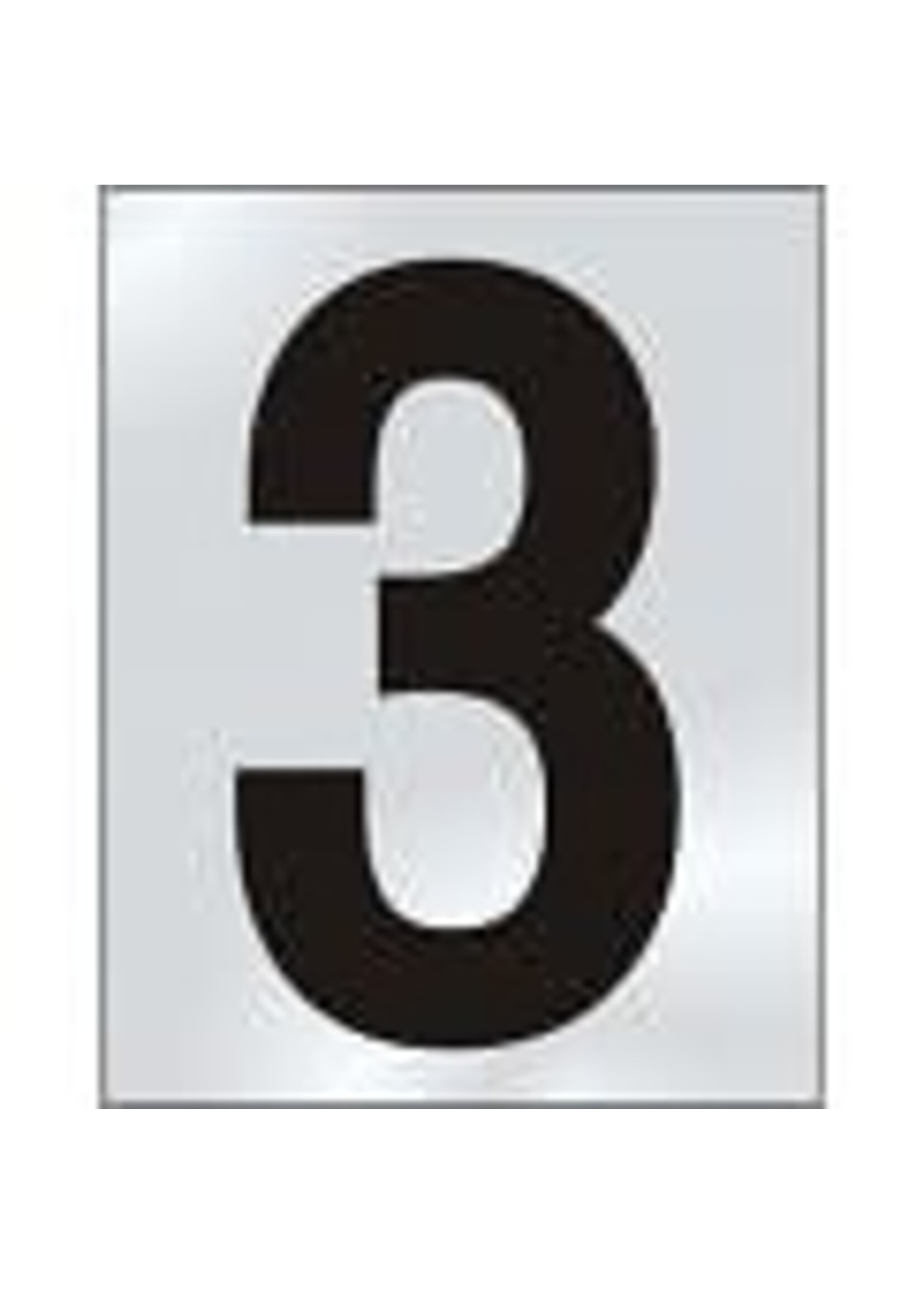 Metallic self adhesive Numbers and Letters 50mm