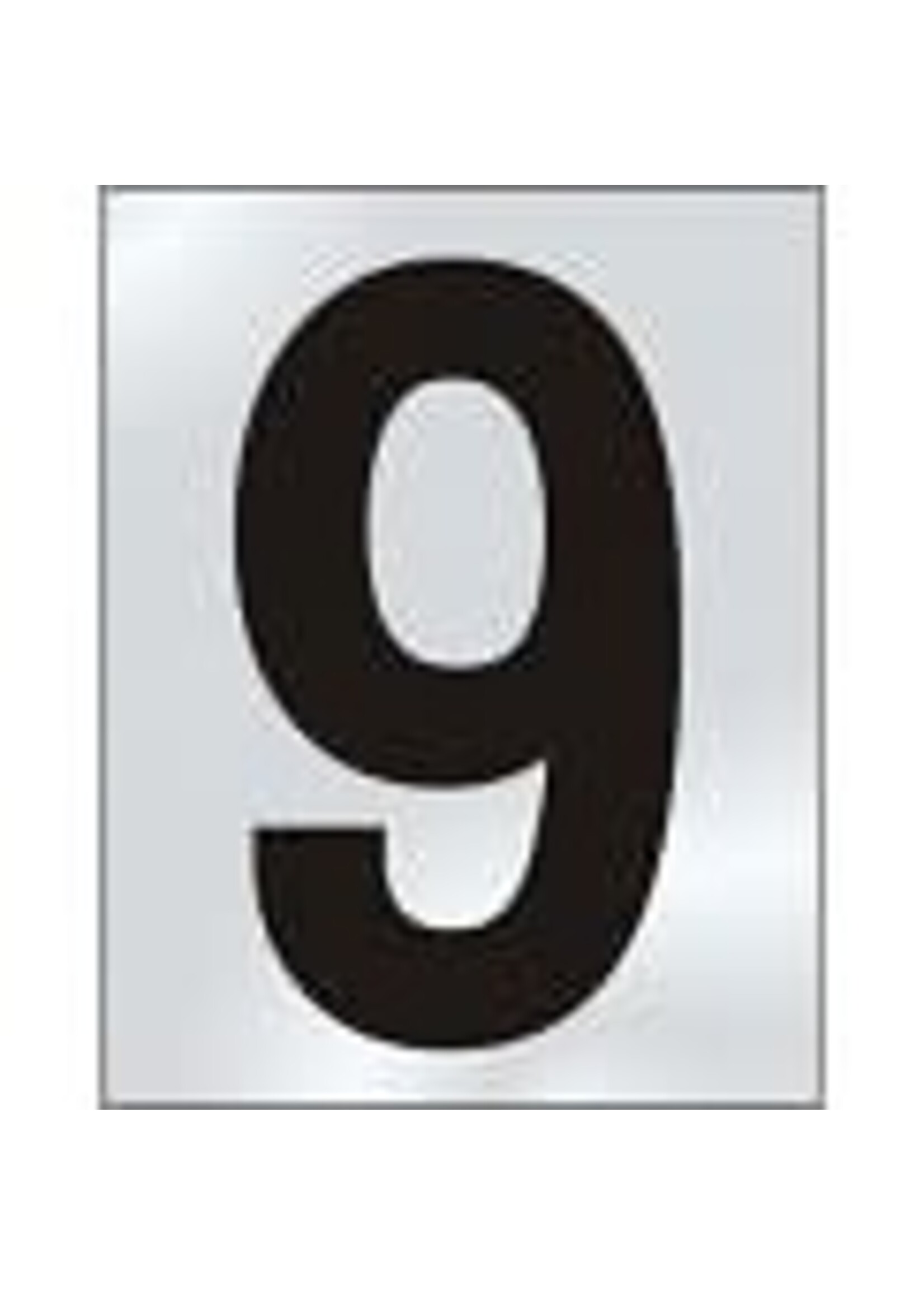 Metallic self adhesive Numbers and Letters 50mm