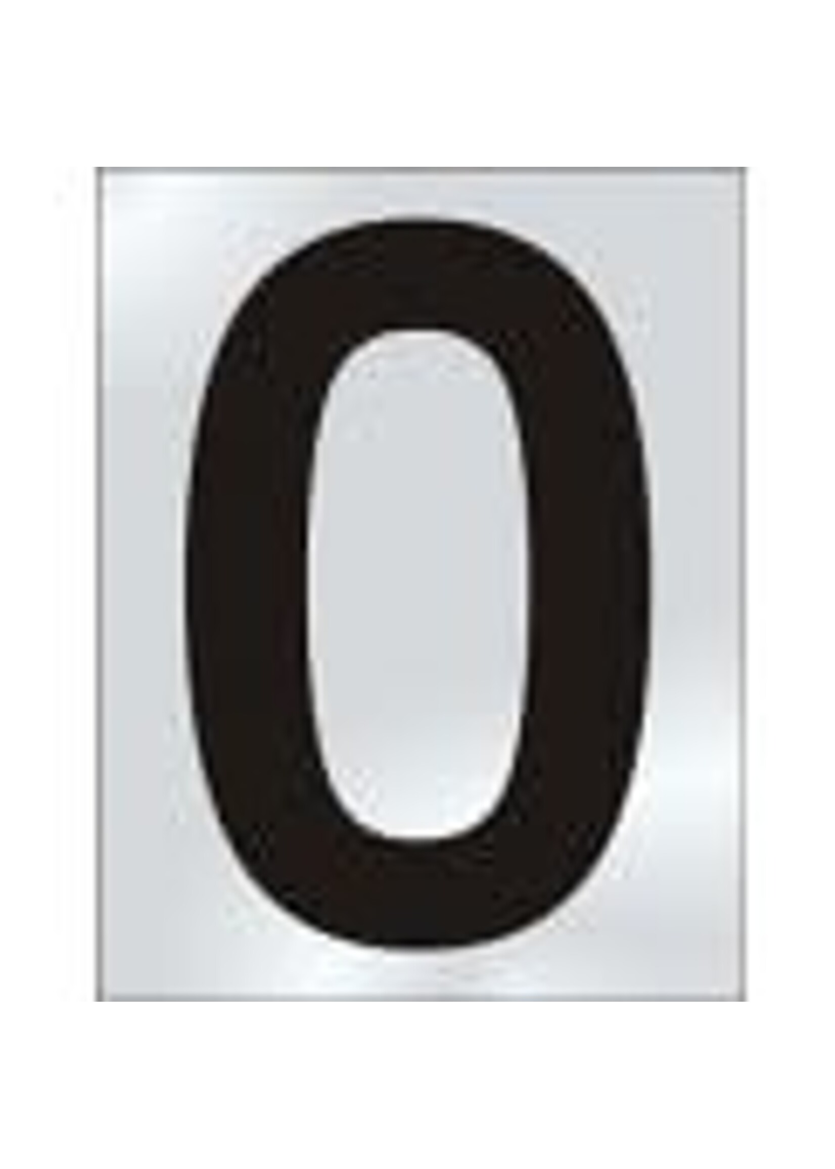 Metallic self adhesive Numbers and Letters 50mm