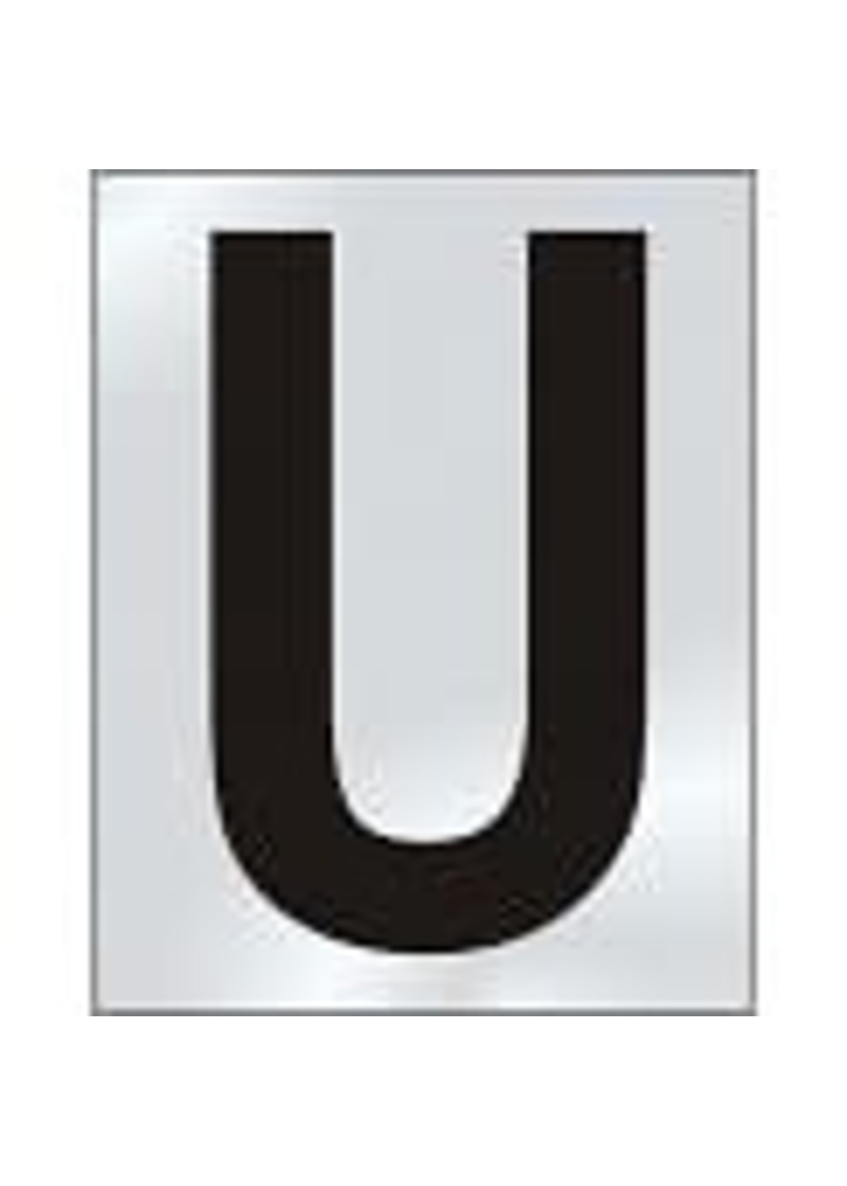 Metallic self adhesive Numbers and Letters 50mm