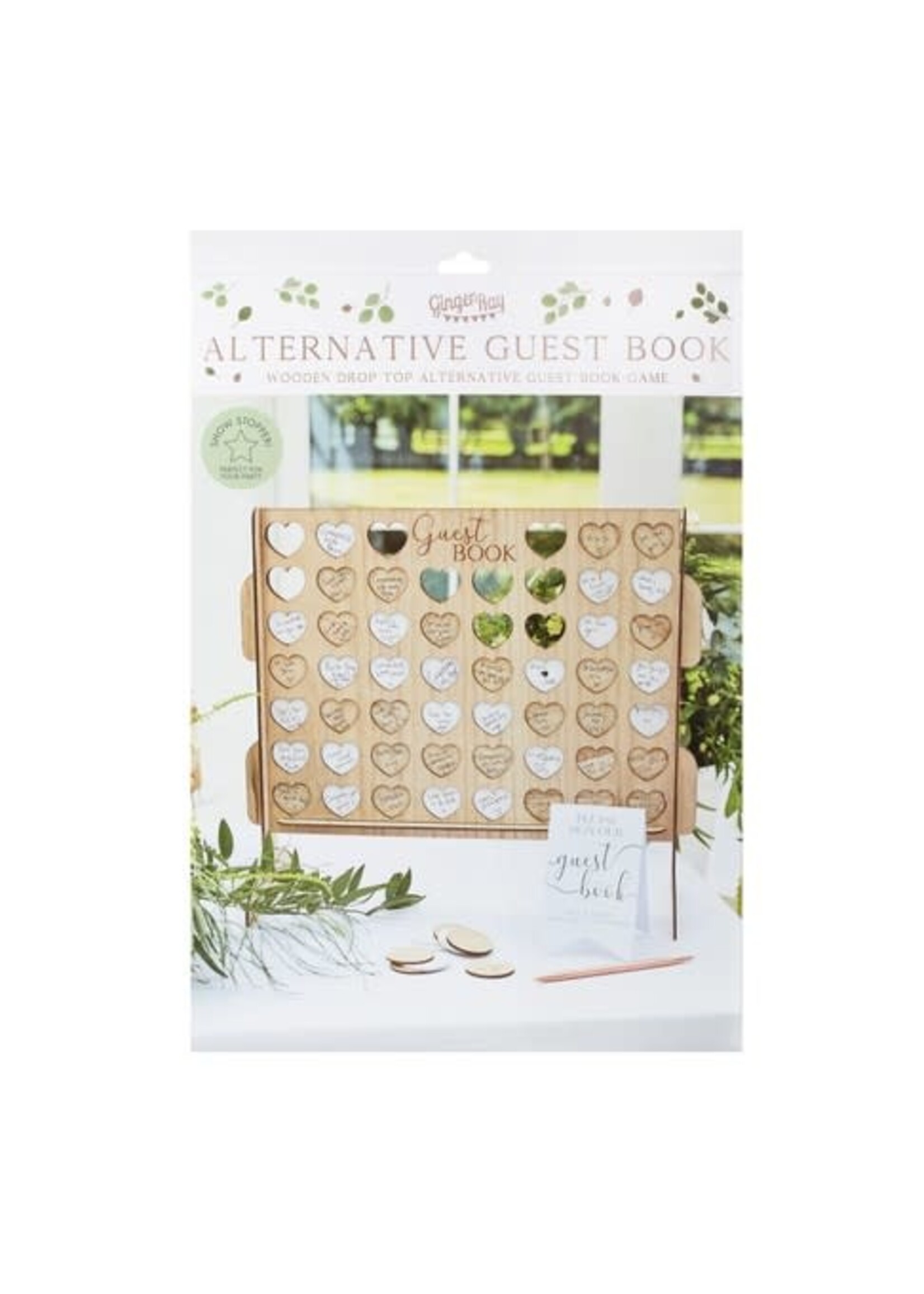 Ginger Ray Four In A Row Wedding Guest Book Alternative