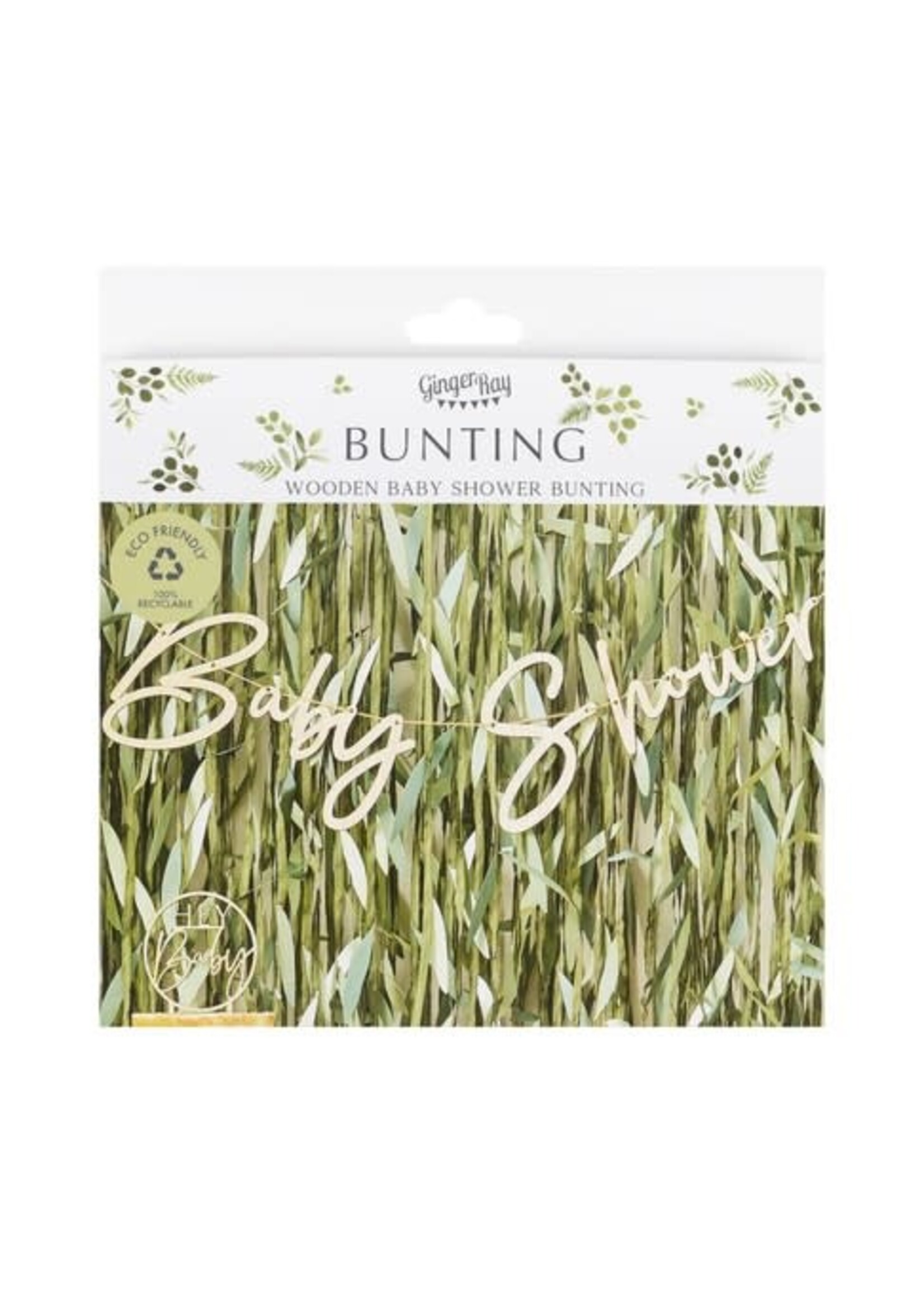 Ginger Ray Wooden Baby Shower Bunting