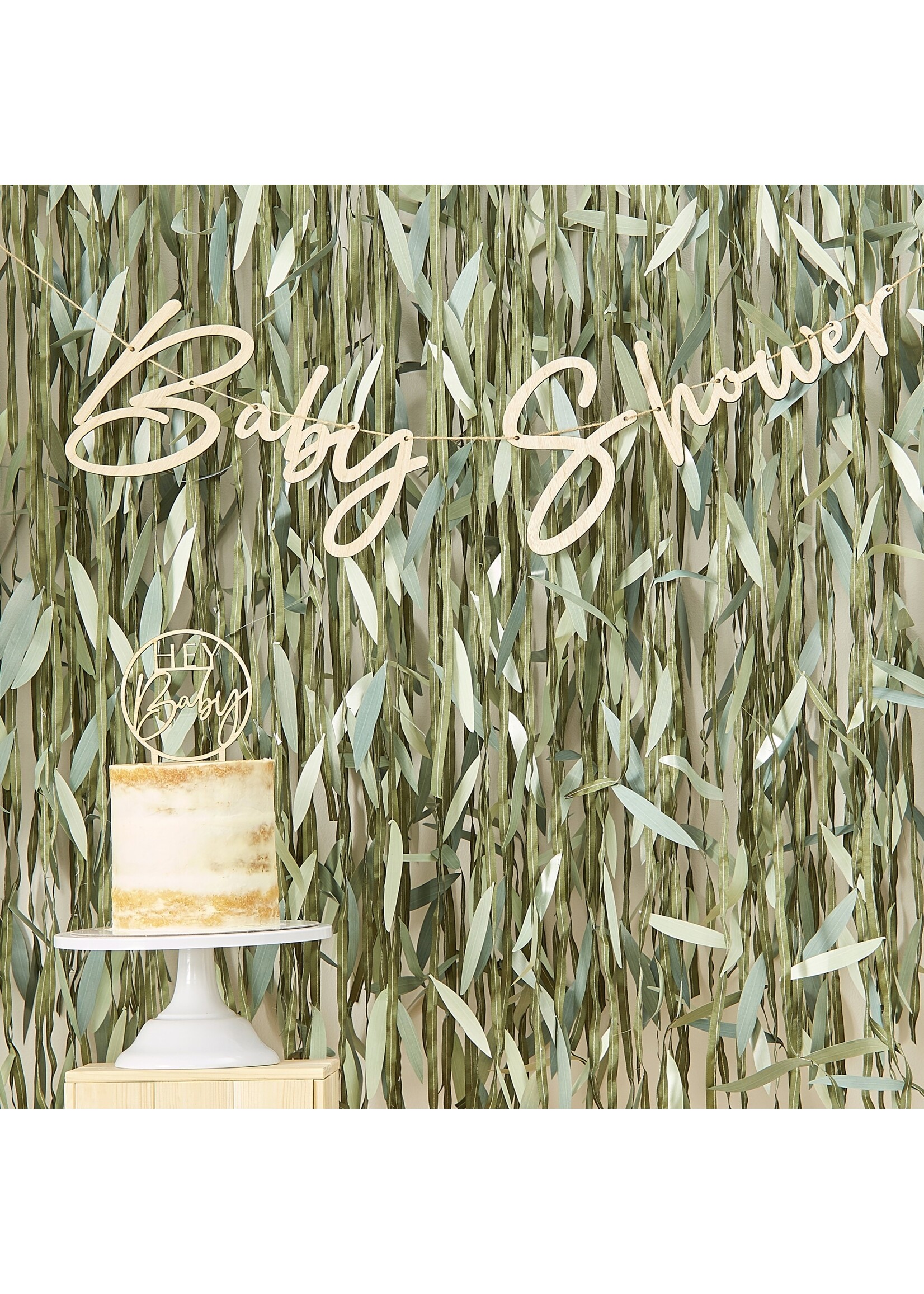 Ginger Ray Wooden Baby Shower Bunting