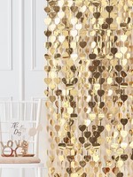 Ginger Ray Gold Heart Hanging Backdrop