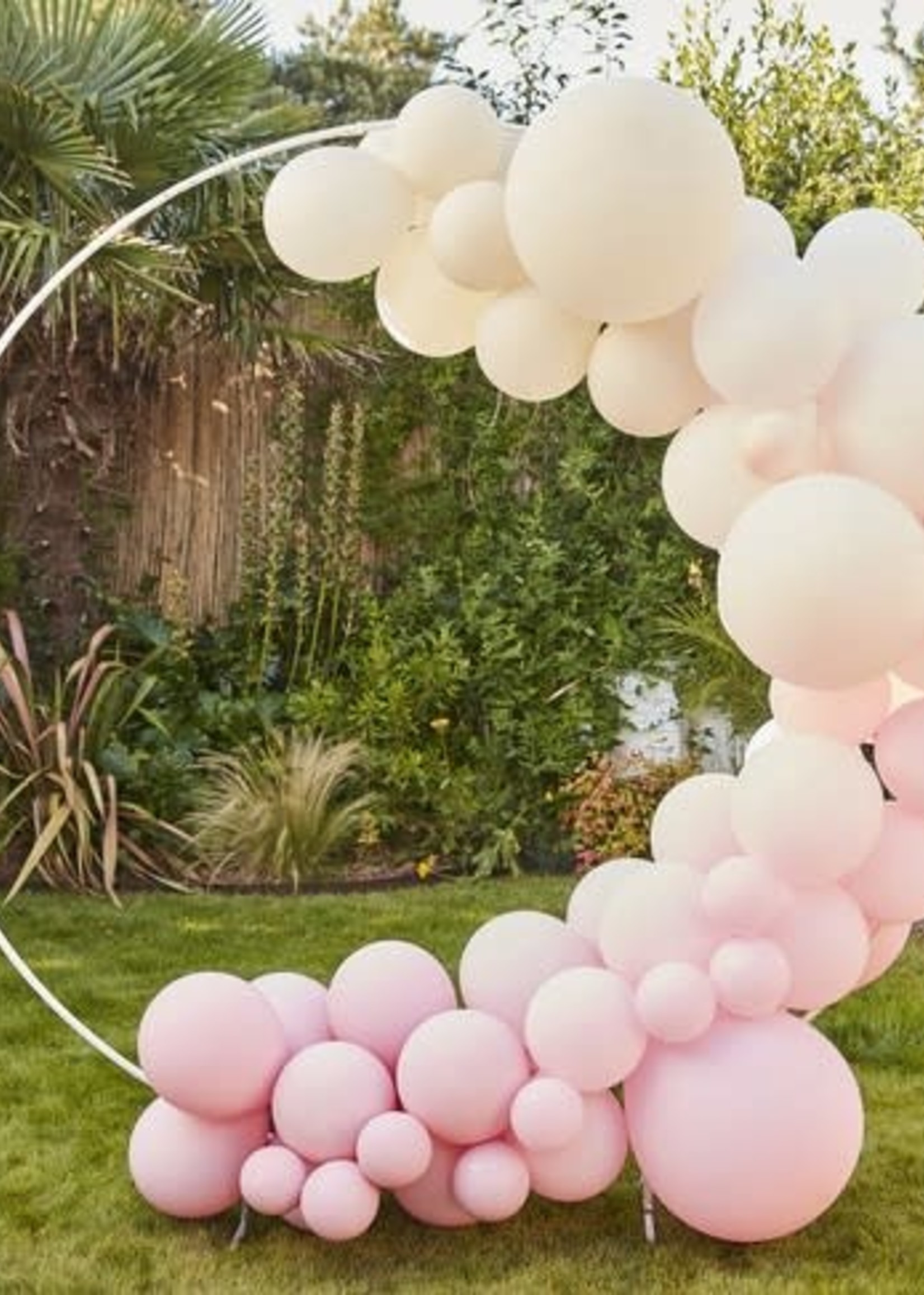 Ginger Ray White Round Wedding Arch