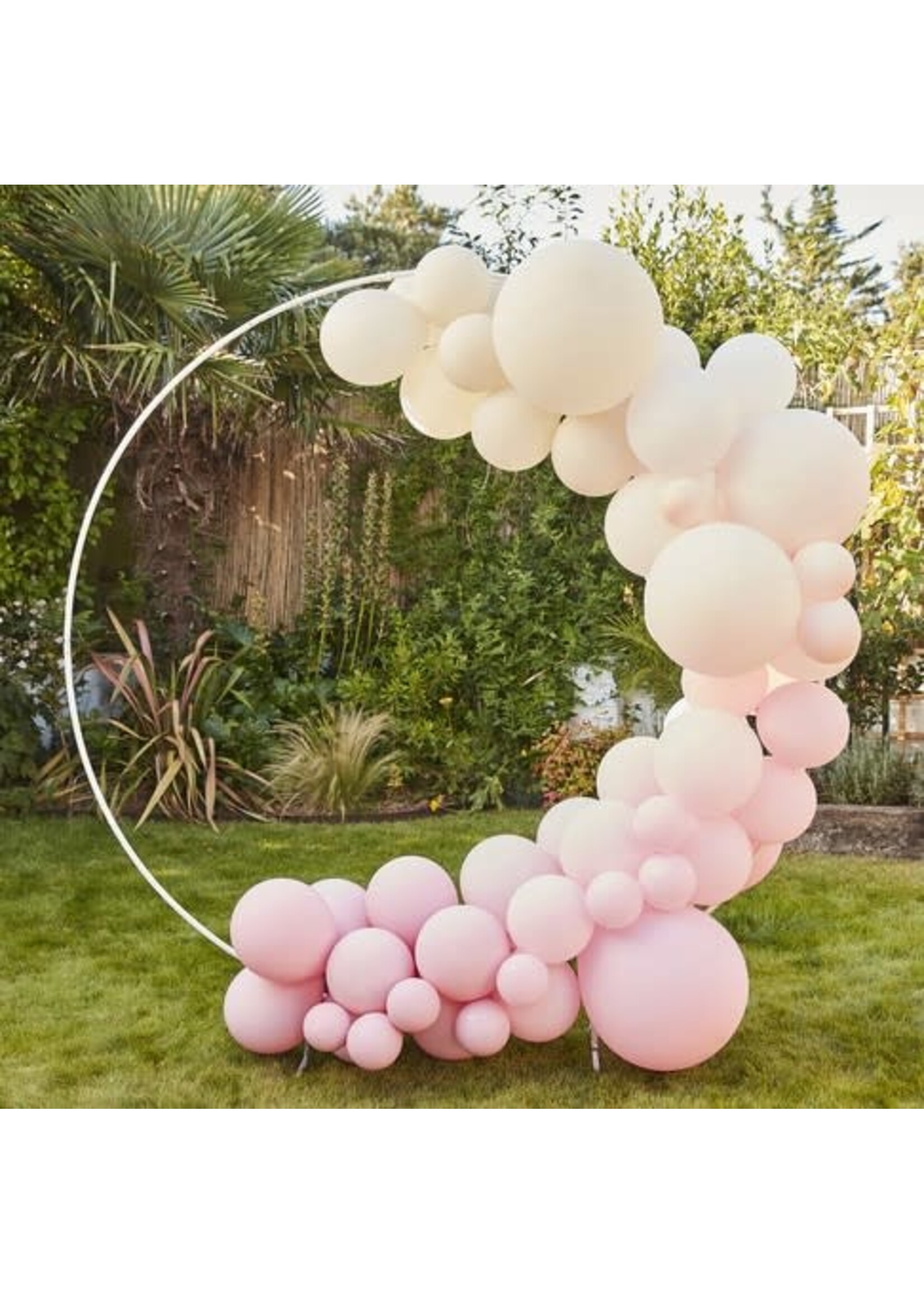 Ginger Ray White Round Wedding Arch