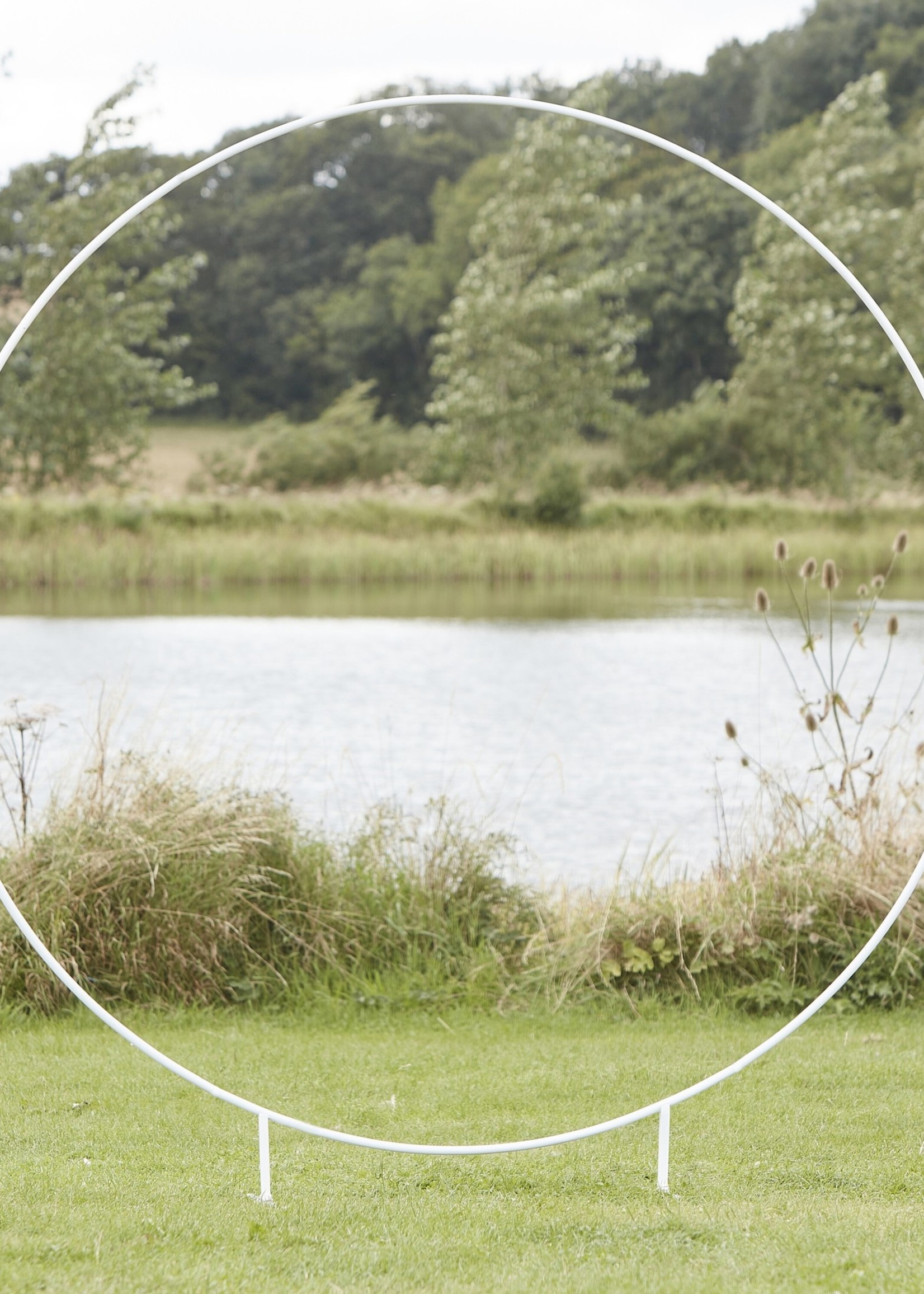 Ginger Ray White Round Wedding Arch