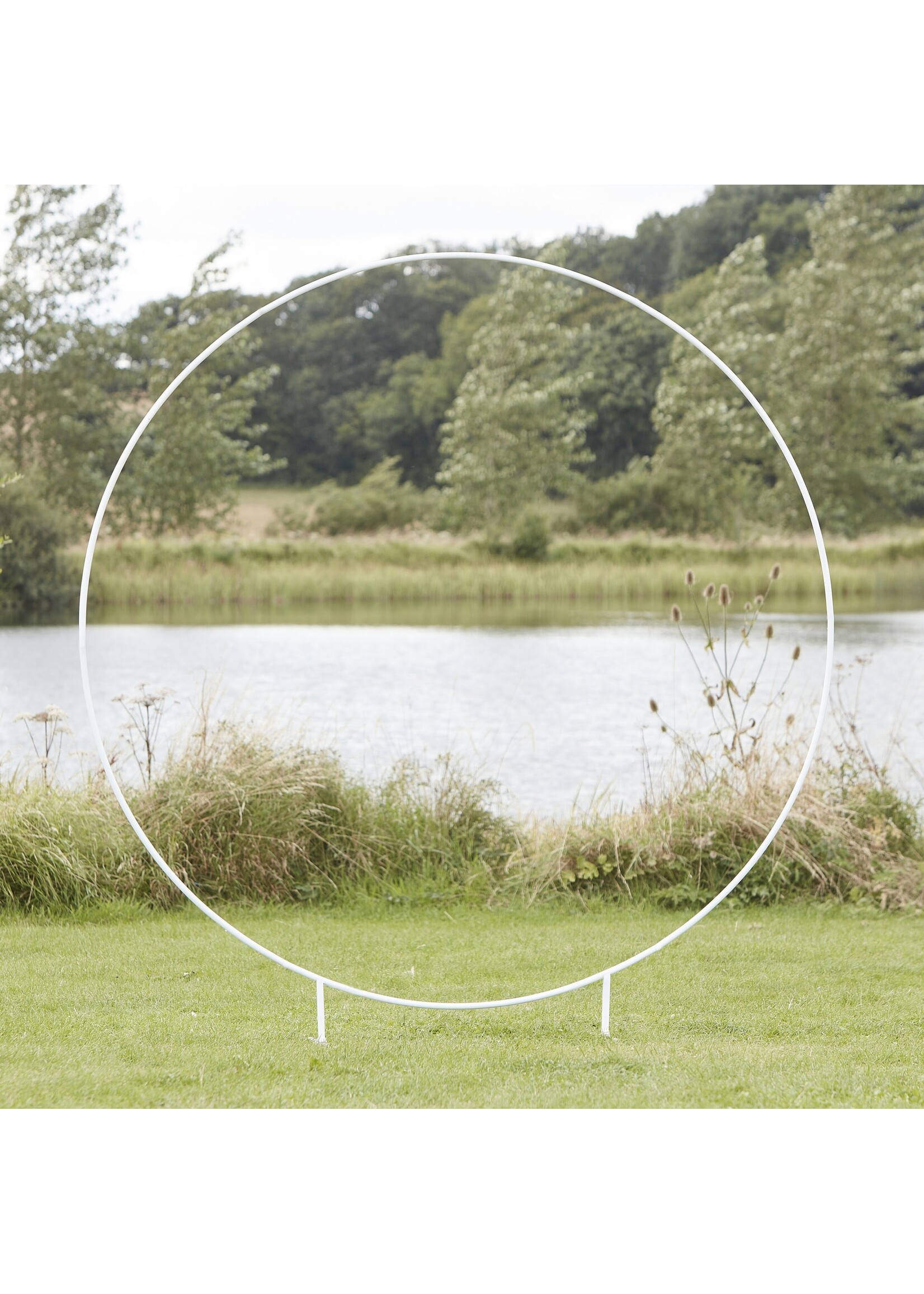 Ginger Ray White Round Wedding Arch