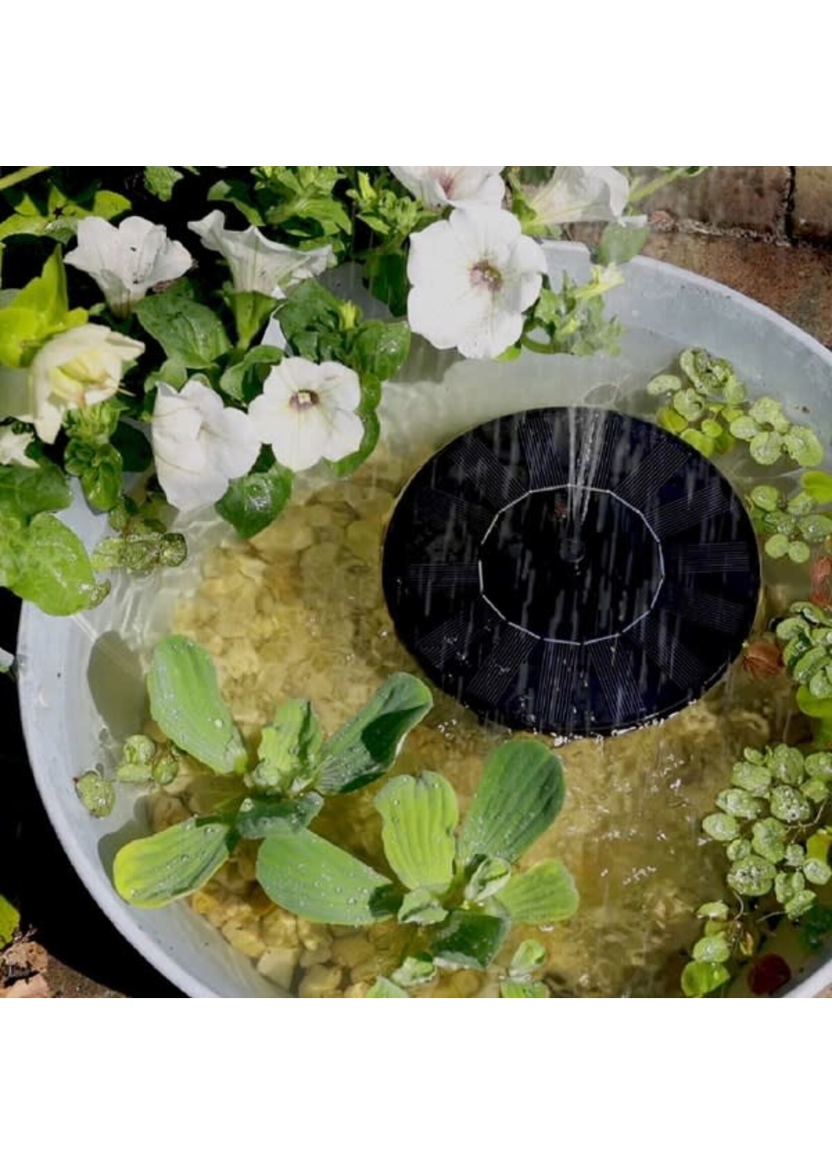 Lumineo Floating Solar fountain approx 16cm diametre