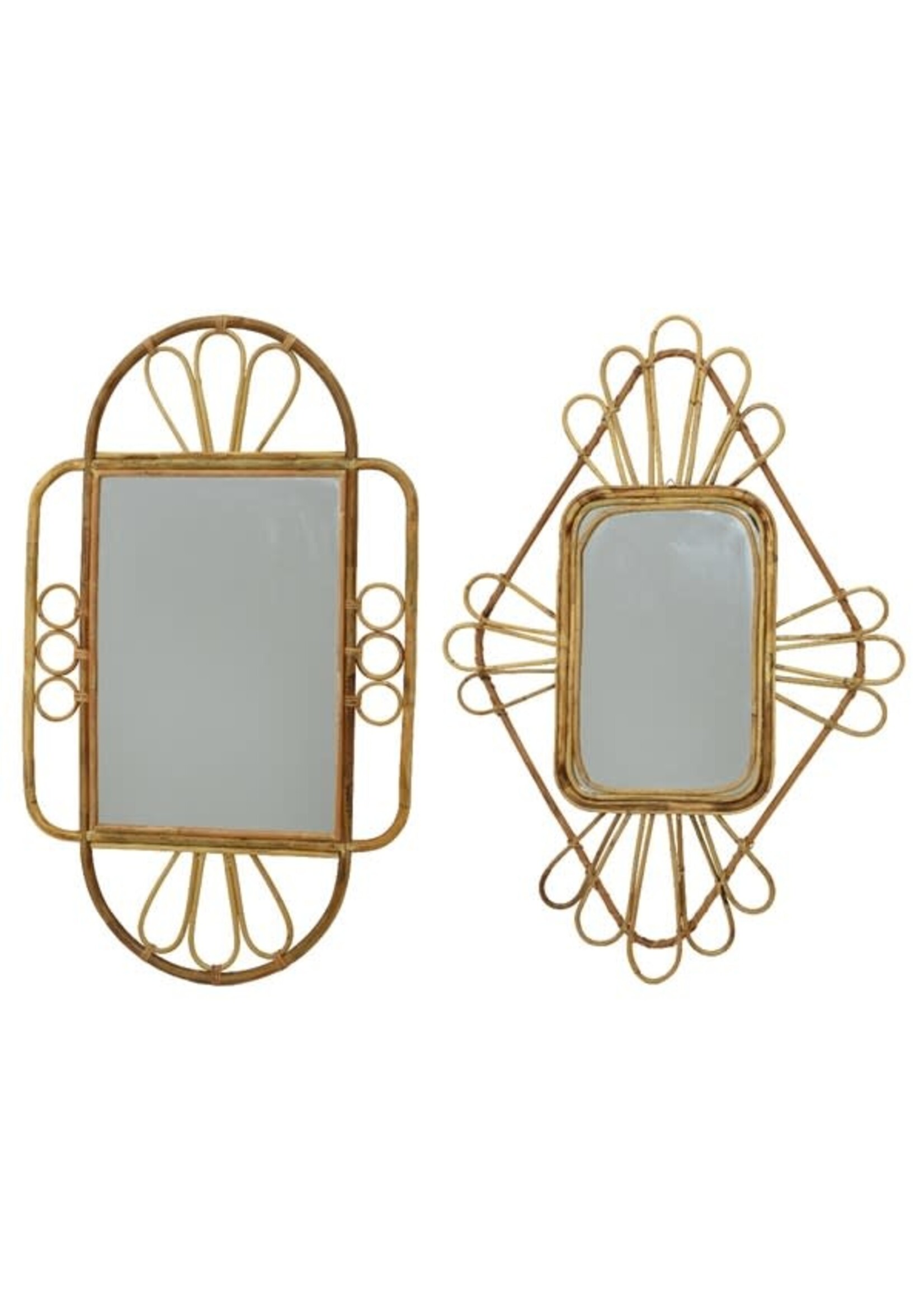 Lumineo Rattan Mirror
