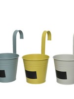 Decoris Hanging Planter With Blackboard - Assorted Colours