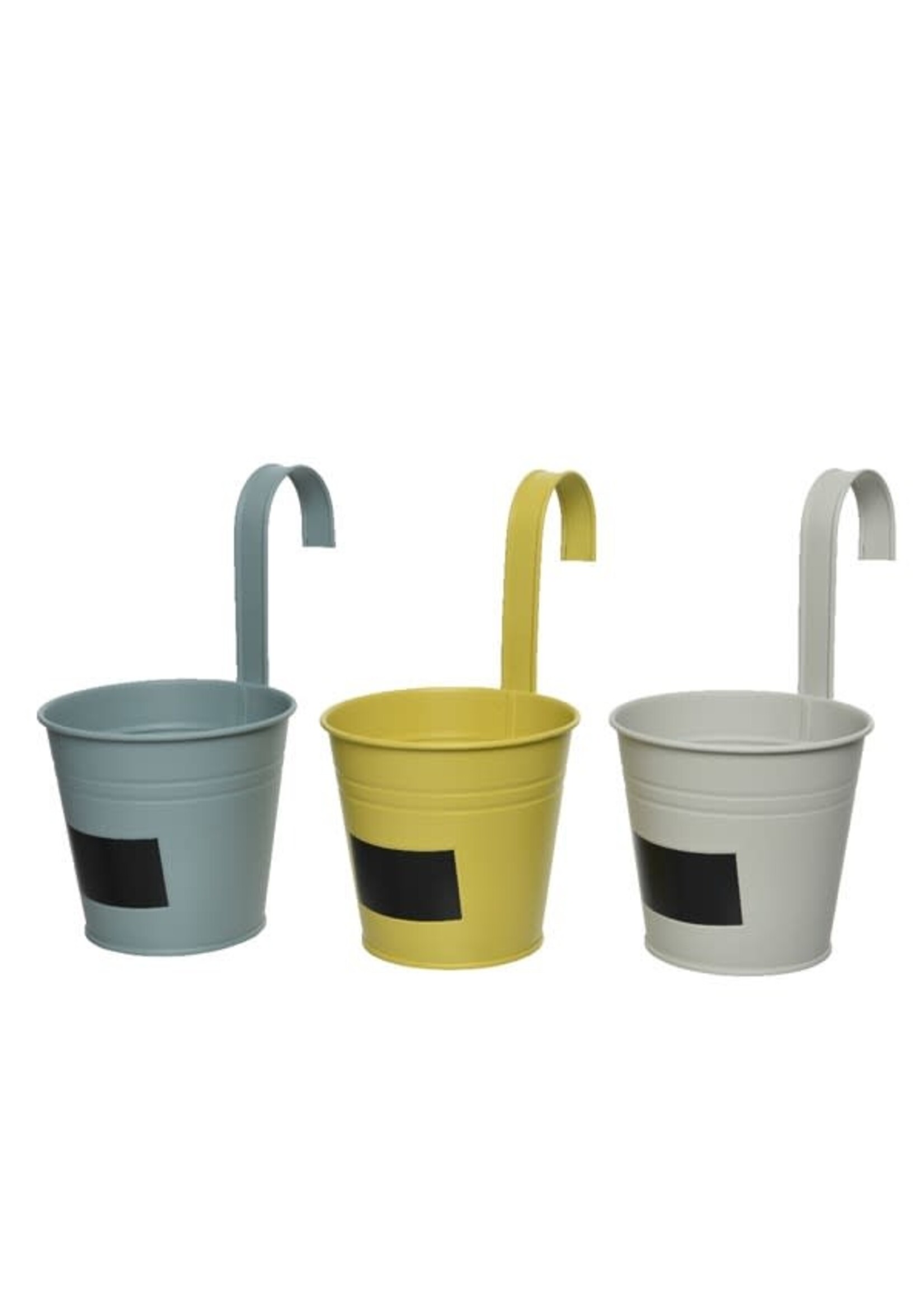 Decoris Hanging Planter With Blackboard - Assorted Colours