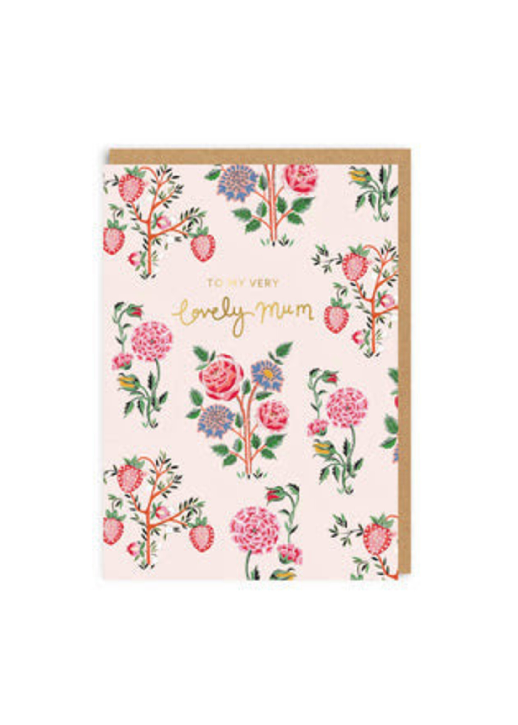 Cath Kidston Cath Kidston Very Lovely Mum - Strawberry Garden Greeting