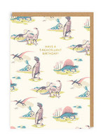 Cath Kidston Pastel Dinosaurs Greeting Card