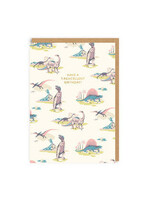 Cath Kidston Pastel Dinosaurs Greeting Card