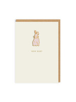 Cath Kidston New Baby Bunny Enamel Pin Greeting Card