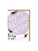 Ohh Deer Blow It Up Nephew Greeting Card