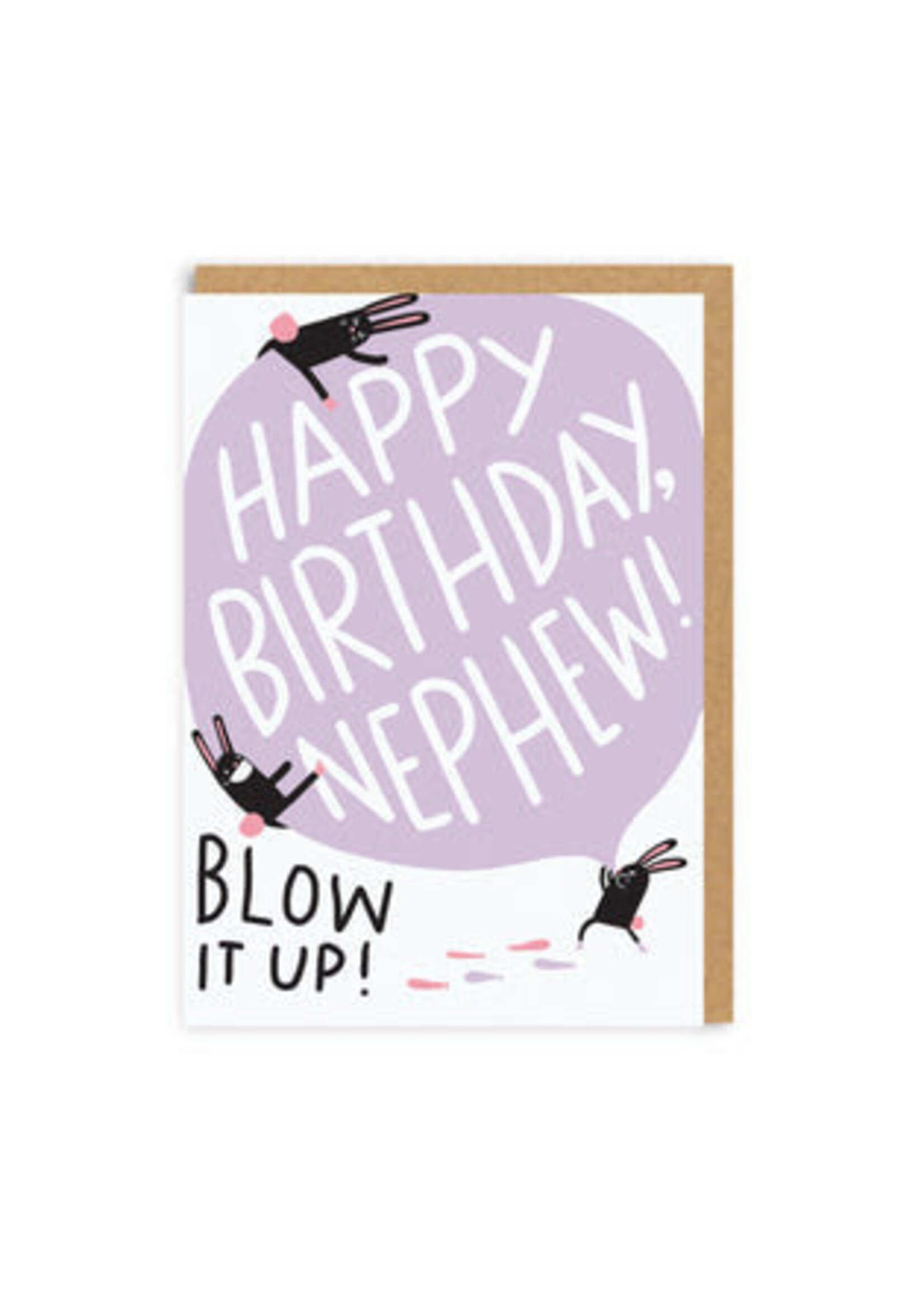 Ohh Deer Blow It Up Nephew Greeting Card