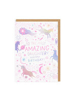 Ohh Deer Most Amazing Daughter Greeting Card
