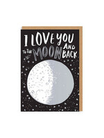 Ohh Deer Love You To The Moon And Back Greeting Card
