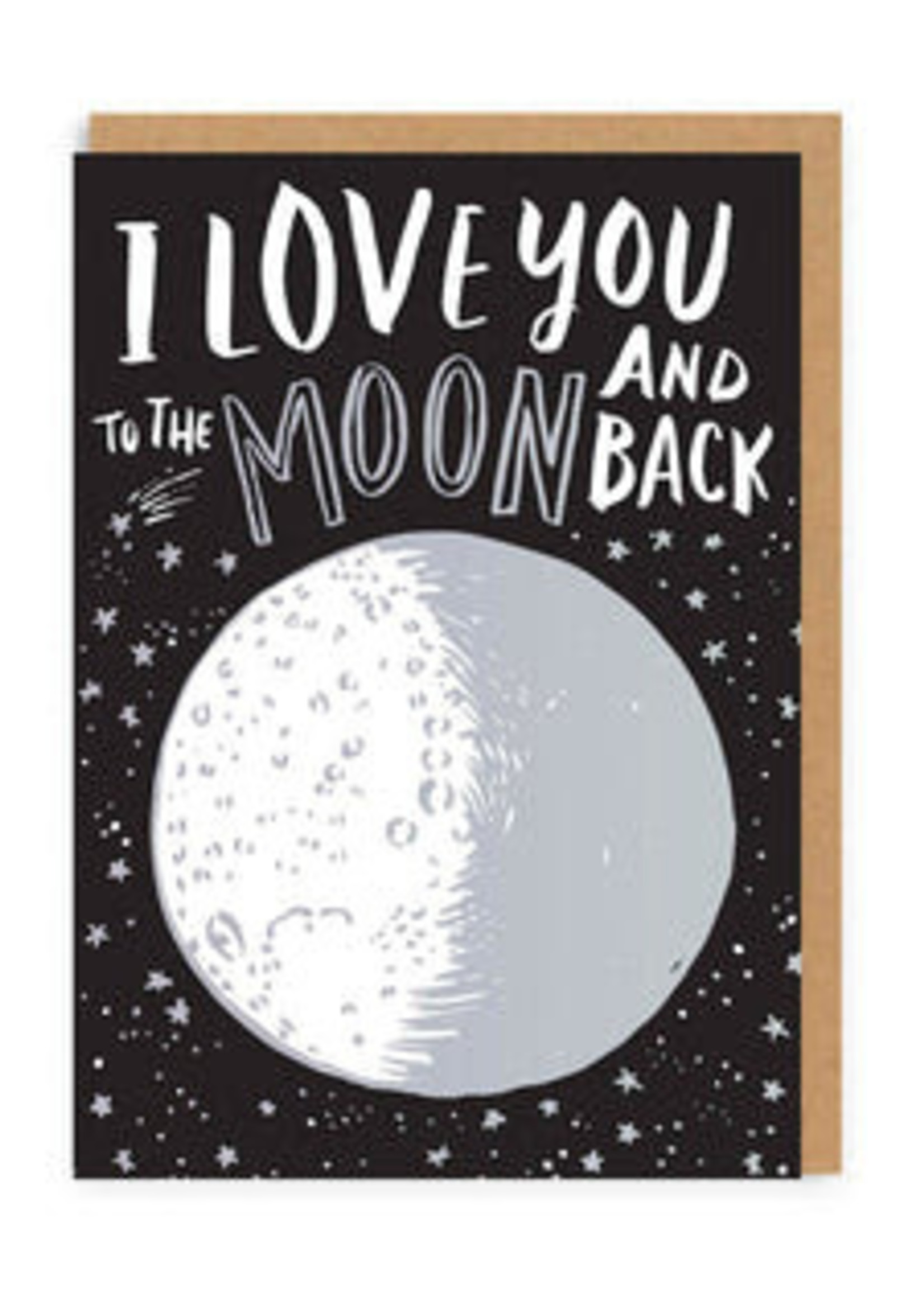 Ohh Deer Love You To The Moon And Back Greeting Card