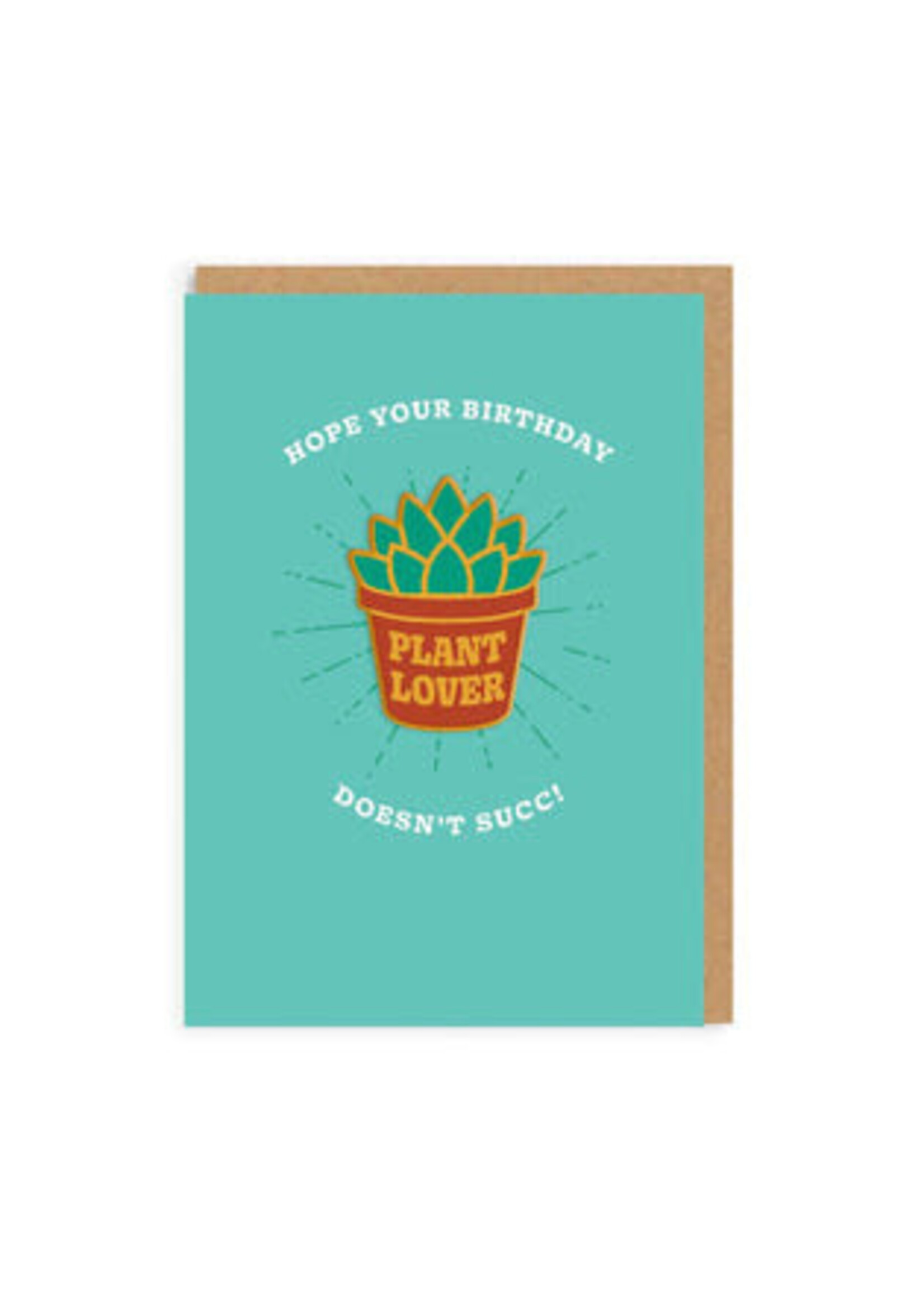 Ohh Deer Hope You're Birthday Doesn't Succ, Plant Lover Woven Patch Card