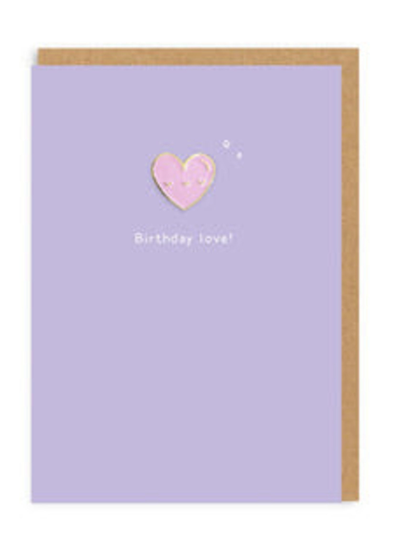 Ohh Deer Birthday Love Enamel Pin Greeting Card