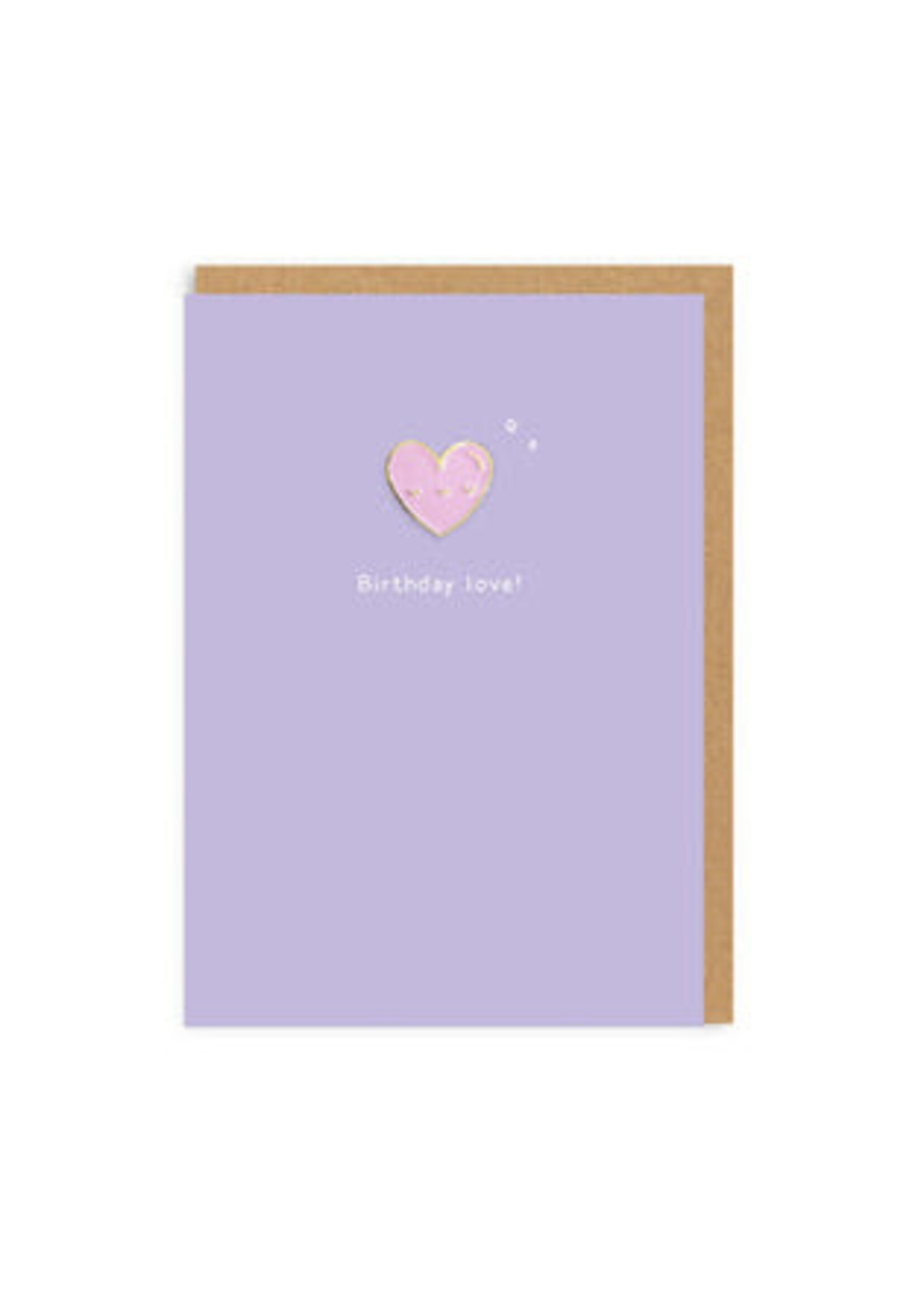 Ohh Deer Birthday Love Enamel Pin Greeting Card