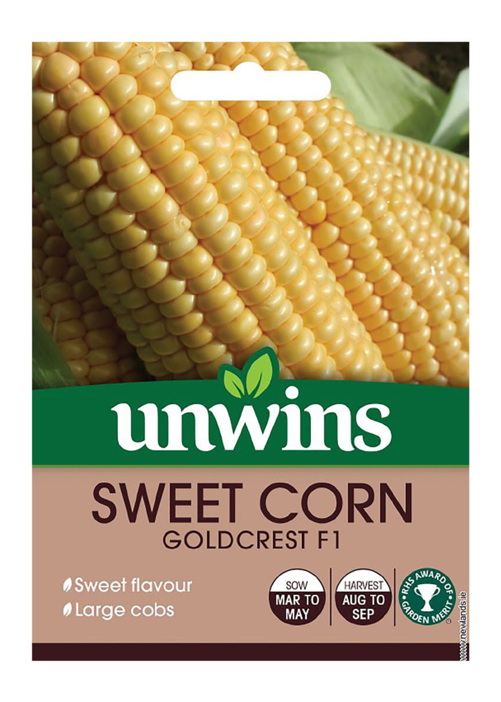 Unwins Sweet Corn - Goldcrest F1