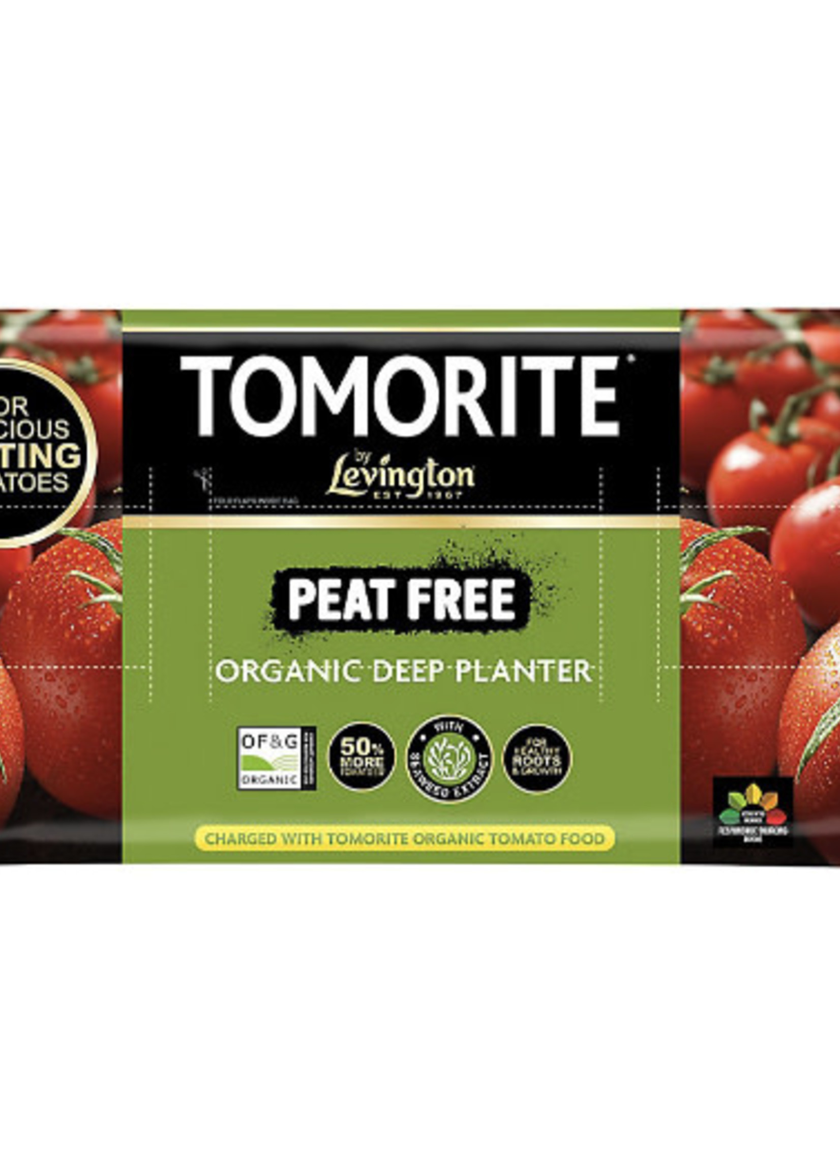 Levingtons (Scotts) Levington Tomorite Peat Free Organic Planter Grow Bag 42L