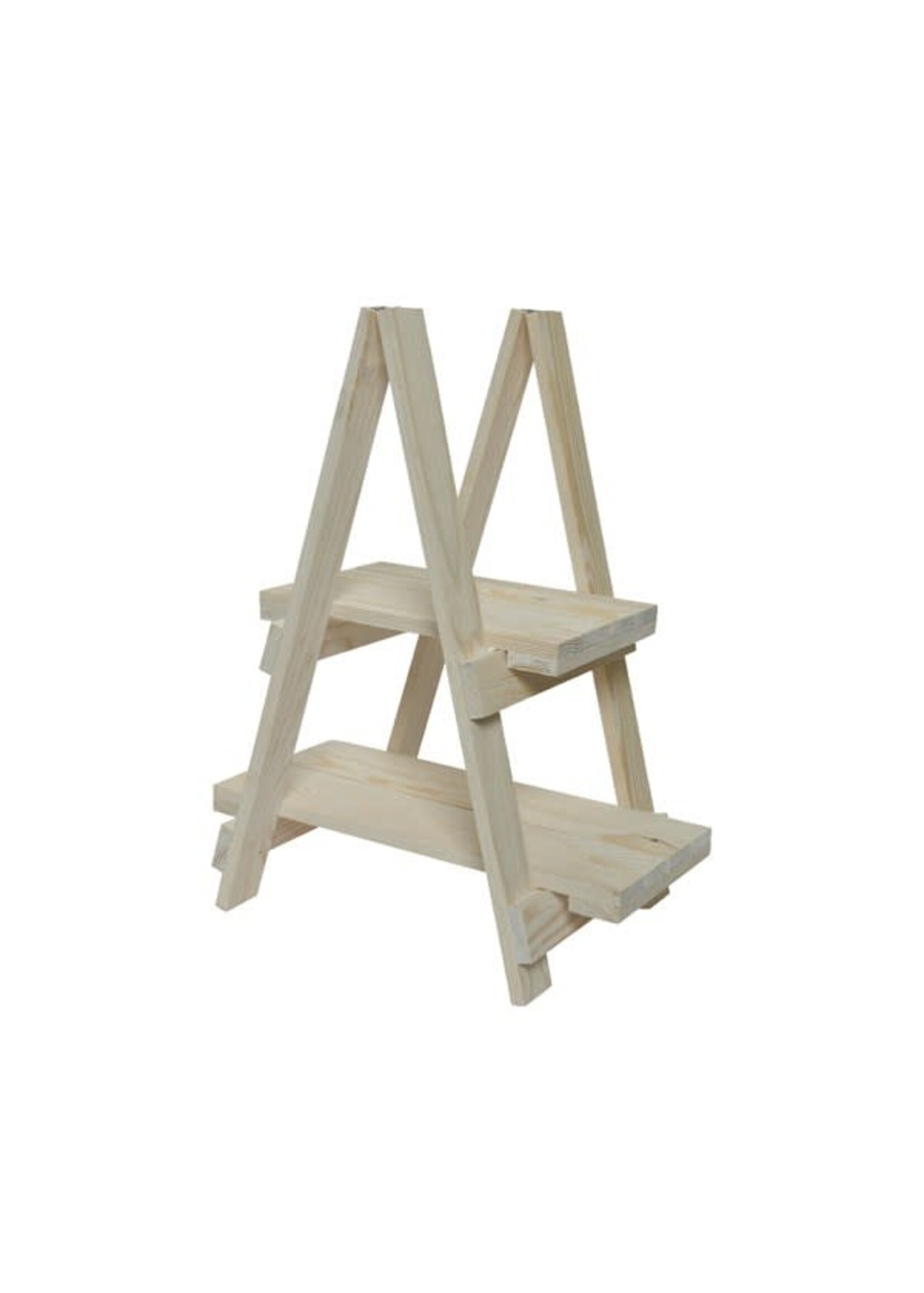 Decoris Rack pinewood Indoor/outdoor L25.00-W38.00-H50.00cm