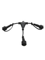 Lumineo Connectable Lights Splitter 3 Way Outdoor Black