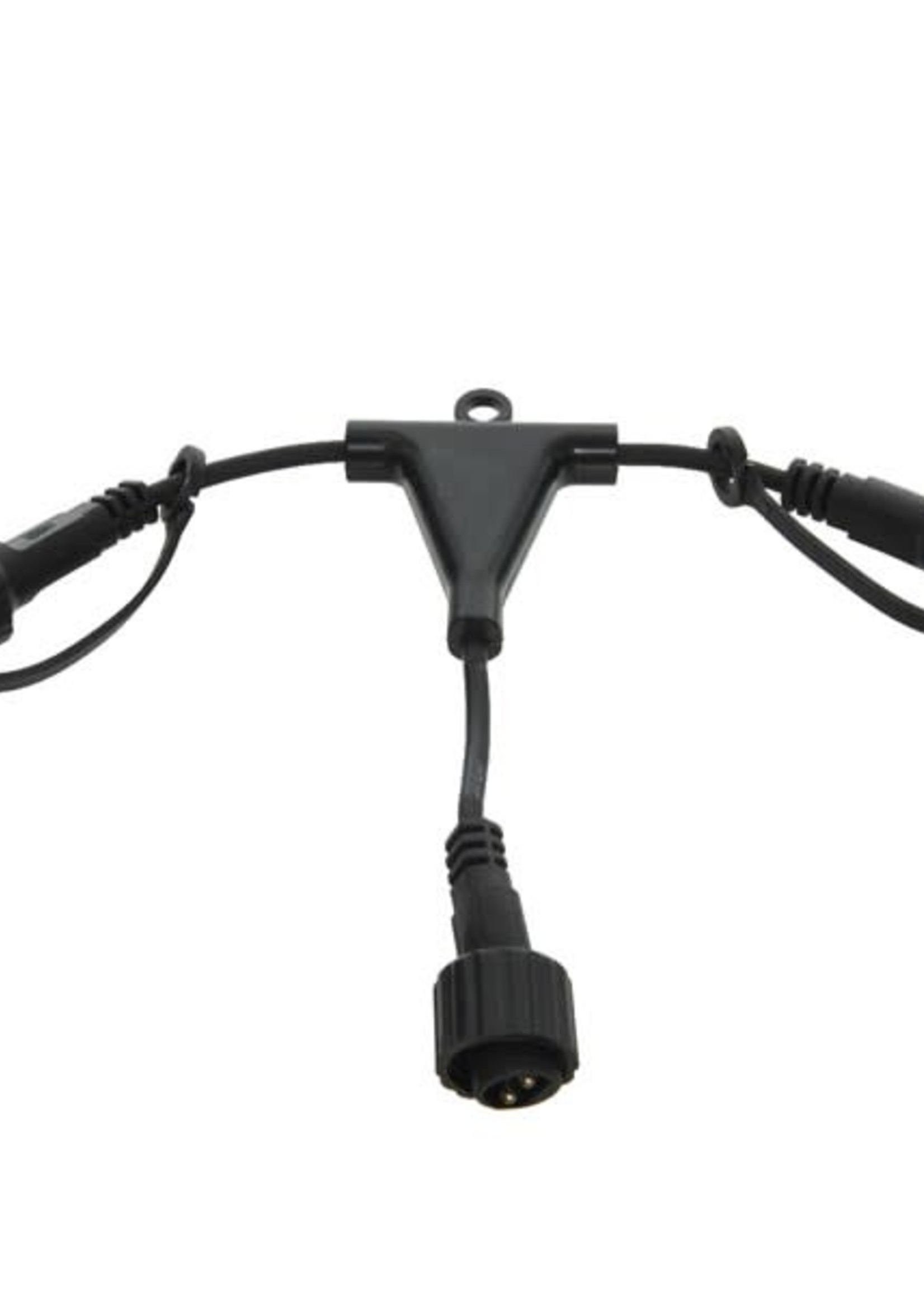 Lumineo Connectable Lights Splitter 3 Way Outdoor Black