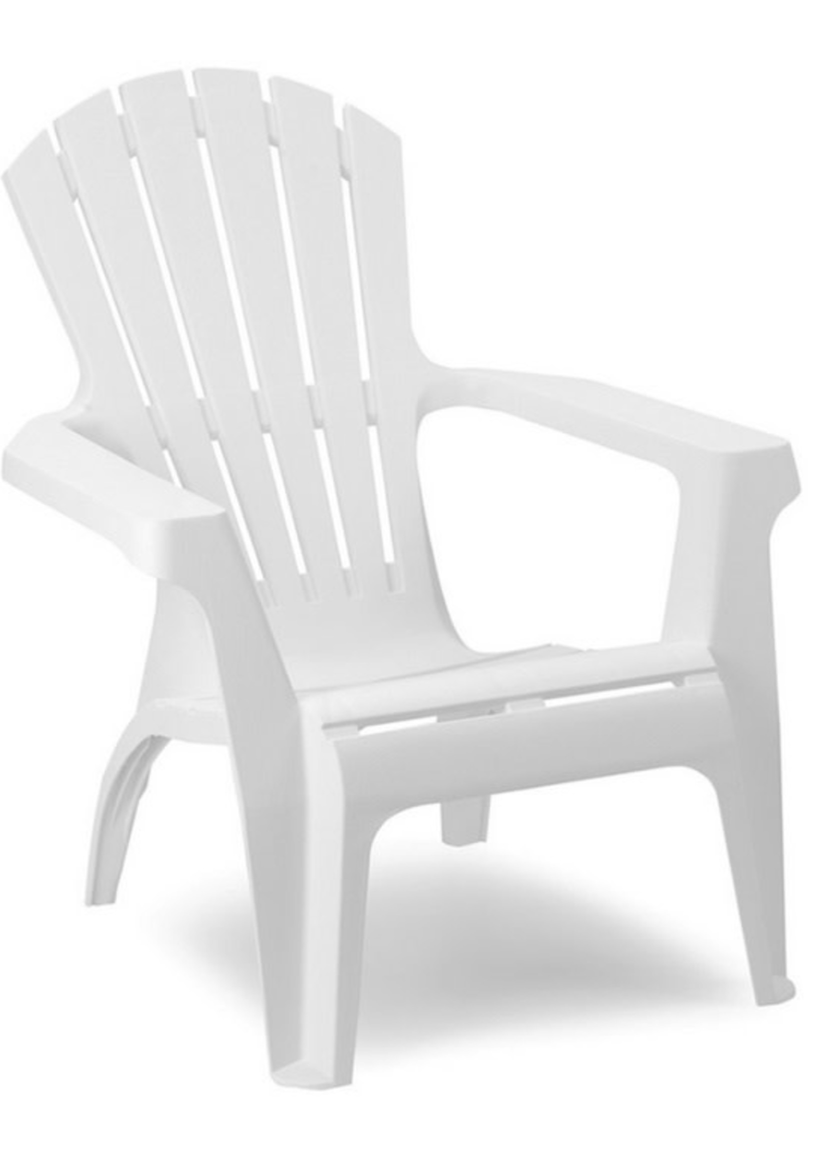SupaGarden SupaGarden Plastic Stackable Arm Chair White