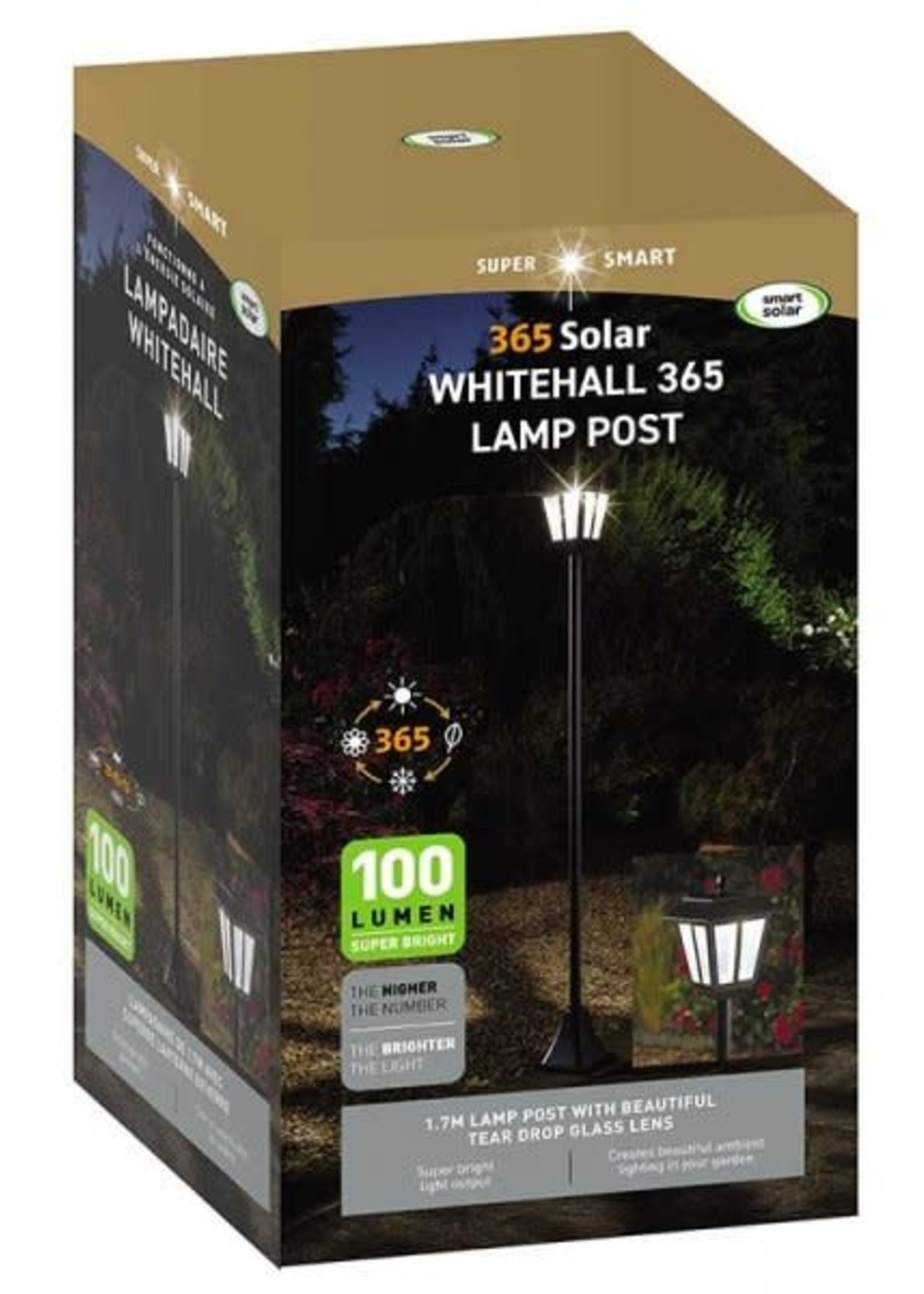 Smart Solar Solar 365 Lamp Post 1.7m