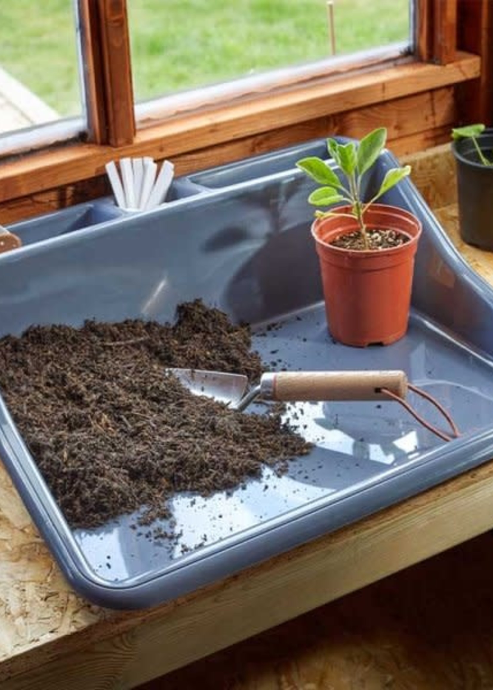 Smart Garden Grey Potting Tidy Garden Tray With Storage