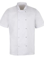 Short Sleeved buttoned Chefs Jacket HO10