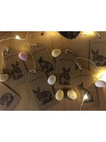 Decoris Easter bunny tags
