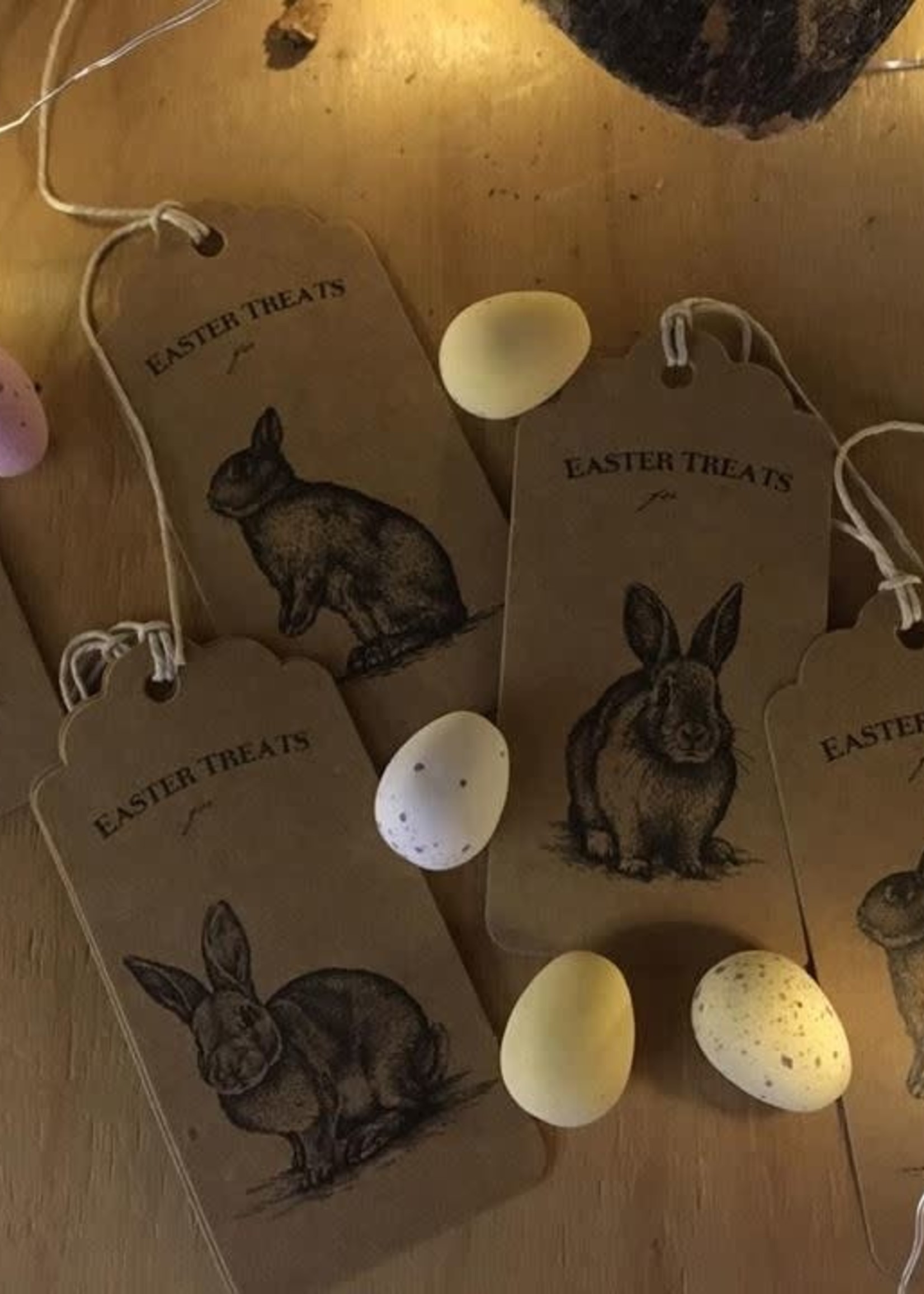 Decoris Easter bunny tags