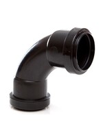 Davant Push Fit 91.25° Swept Bend 32mm Black