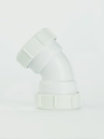 Securplumb Compression 135° Bend 32mm White