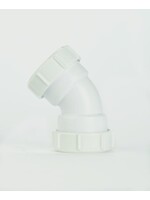 Securplumb Compression 135° Bend 32mm White