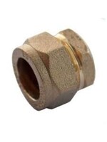 Securplumb WRAS Compression Stop End 22mm Brass